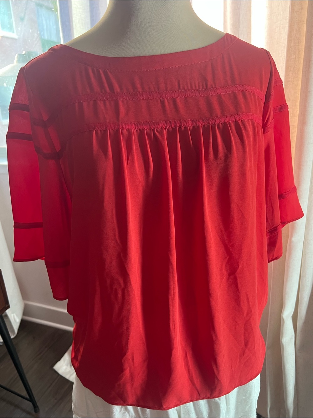 Loft red blouse